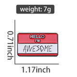 Pin: Hello I’m Awesome