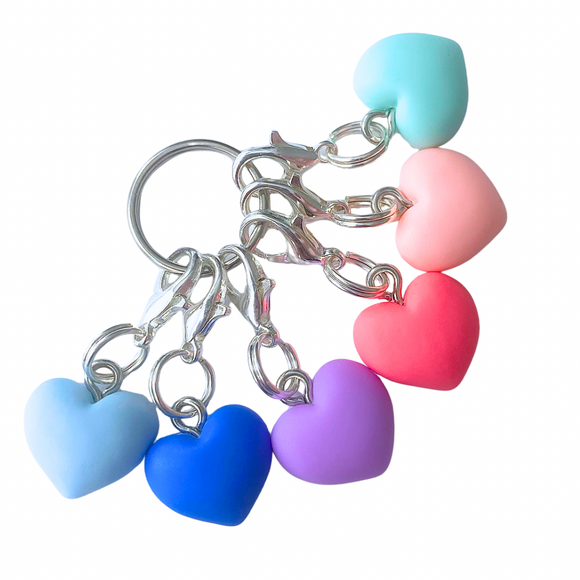 Bridle Charm: Matte Hearts 🩵 NEW