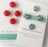 Button Pin Set: Red