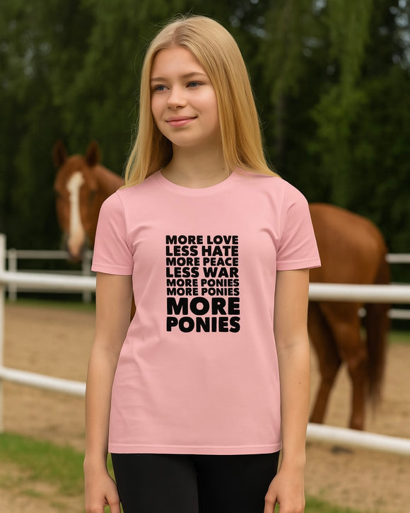 More Ponies: Youth Short Sleeve T-Shirt