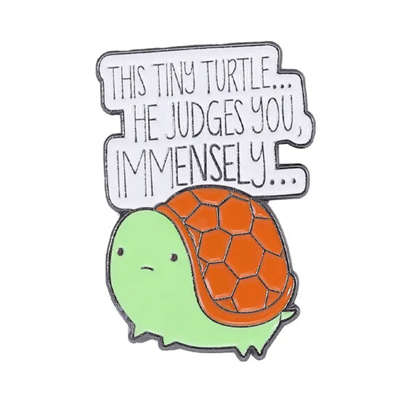 Pin: This Tiny Turtle Judges You