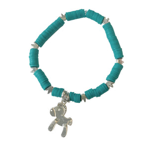 Arenas Tour Collection: Pony Princess Bracelet Teal/Silver *NEW