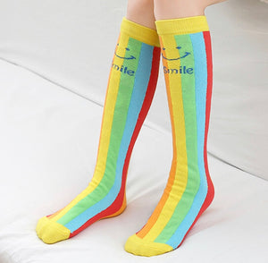 * Kids’ Socks: Rainbow Smile