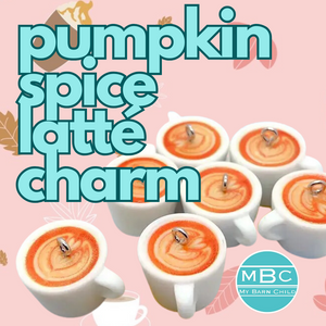 * Bridle Charm: Pumpkin Spice Latté * NEW