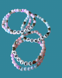 Arenas Tour Bracelet Stack: Ponies Ponies Ponies Pastel/Silver