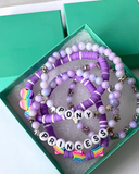 Arenas Tour Bracelet Stack Ponies Ponies Ponies Lavender • NEW