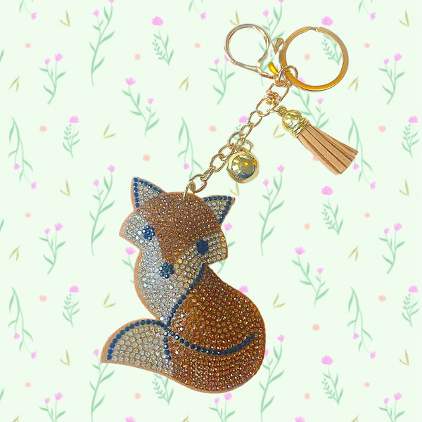 Kate spade fox keychain sale