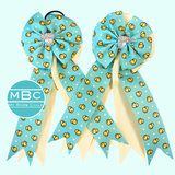 Show Bows: Duckies on Butter Yellow