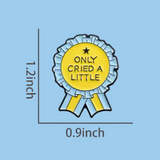 Pin: Only Cried A Little Blue/Yellow • NEW