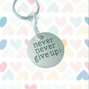 Bridle Charm: Inspirational ~ Never Never Give Up