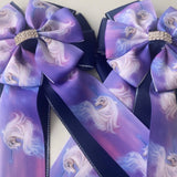 ** Show Bows: Unicorns - Purple on Navy 💜🦄