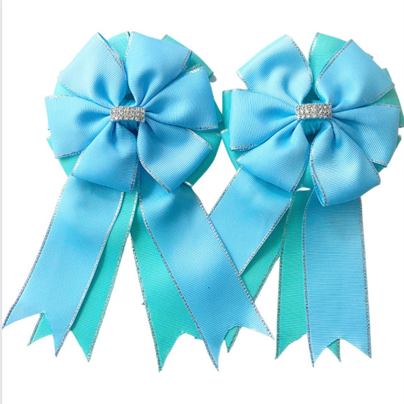 💝 Show Bows: Baby Blue on Tiffany