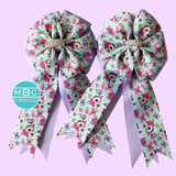 * Show Bows: Butterflies Tiffany/Lavender • NEW