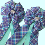 * Show Bows: Blue Plaid on Tiffany
