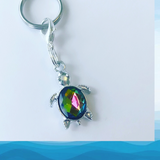 * Bridle Charm: Turtle Rainbow Crystal 🌈🐢 NEW