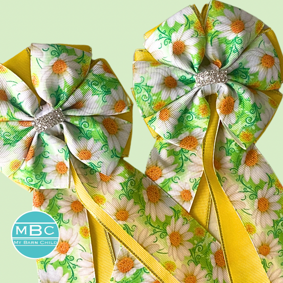 * Show Bows: Daisy On Yellow