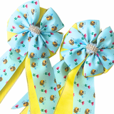 * Show Bows: Itty Bitty Bees Yellow • NEW