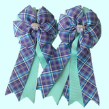 * Show Bows: Blue Plaid on Tiffany
