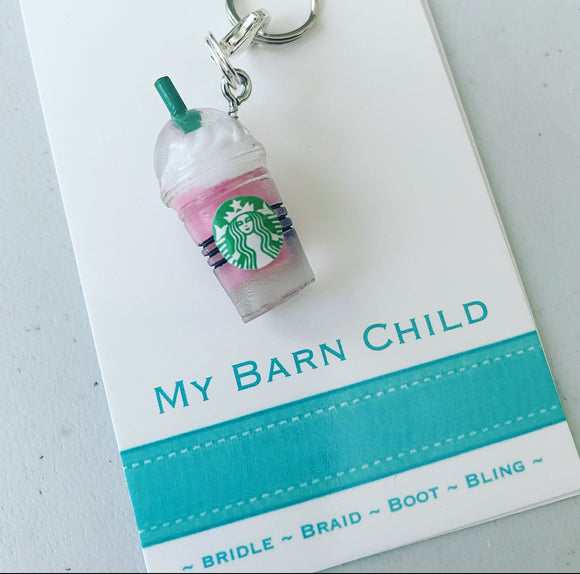 * Bridle Charm: Sbux Pink Frappe 💗 NEW