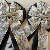 ** Show Bows: Koalas On Charcoal *One Pair Only!