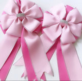 💝 Show Bows: Baby Pink on Barbie Pink