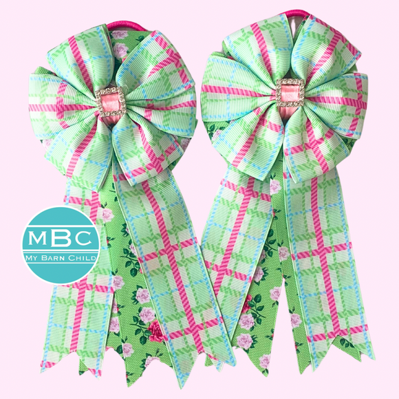 * Show Bows: Spring Plaid