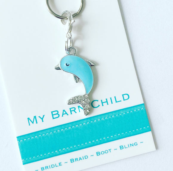 Bridle Charm: Dolphin - Blue 🐬 NEW