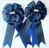 🫶 Show Bows: Black On Navy