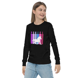 Ponies: Youth long sleeve tee