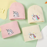 Winter Beanie / Neck Warmer Set: Unicorn ~ Choose Your Color *NEW