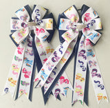 🫶 Show Bows: My Little Pony on Navy *NEW