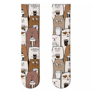 💝 Socks: Cats With Coffee 🐱☕️