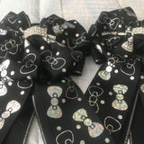 🫶 Show Bows: Bows ~ Holographic/Black 🖤 NEW