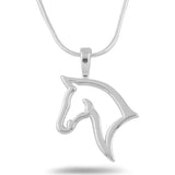 Necklace: Horse Head Silhouette