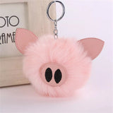 KeyChain: Pom Pom Pets ~ Pig Snoot 🐷