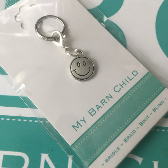 Bridle Charm: Happy Face Emoji 🧡 clearance