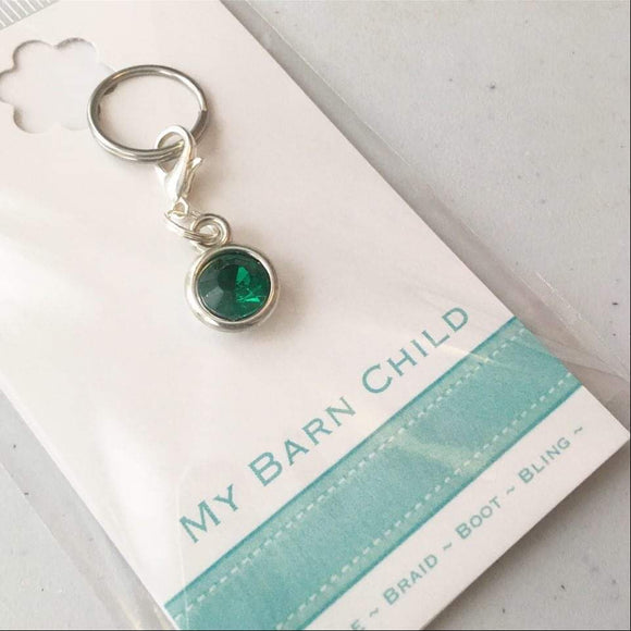 Bridle Charm: Solitaire - Green *NEW