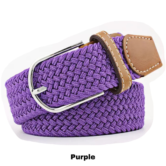 💙 Belt: Braided Stretch ~ Solid Colors *SALE