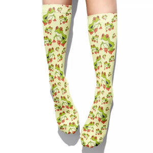 🧦 Boot Socks: Red Eyed Tree Frogs