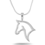 Necklace: Horse Head Silhouette