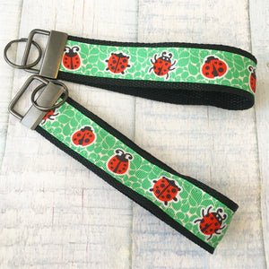 Key Fob / KeyChain / Wristlet: Dog ~ Ladybug ~ NEW