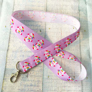 Lanyard: Unicorn ~ Rainbow/Lavender