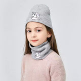 Winter Beanie / Neck Warmer Set: Unicorn ~ Choose Your Color *NEW