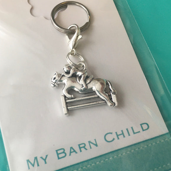 Bridle Charm: Horse ~ Jumping ~ NEW