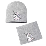 Winter Beanie / Neck Warmer Set: Unicorn ~ Choose Your Color *NEW