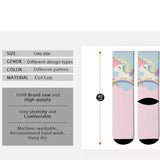 *Boot Socks: Cats Fashion Pink