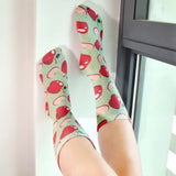 💙 Boot Socks: Apples 🍎!l