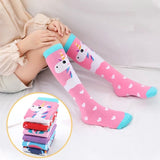 Kids’s Socks: Unicorn Pink Hearts