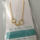 Necklace: Snaffle ~ Gold ~ NEW!