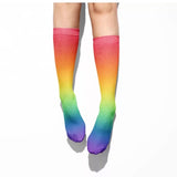 *Boot Socks: Rainbow Ombré